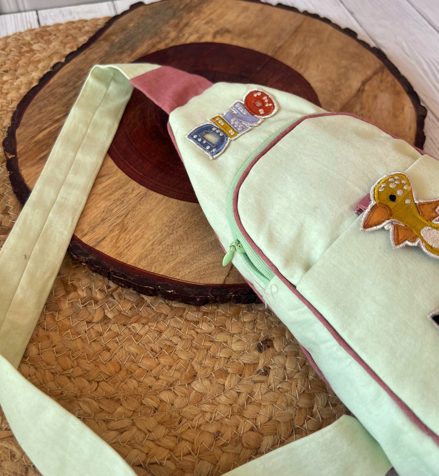 Tiny Dino Crossbody Bag