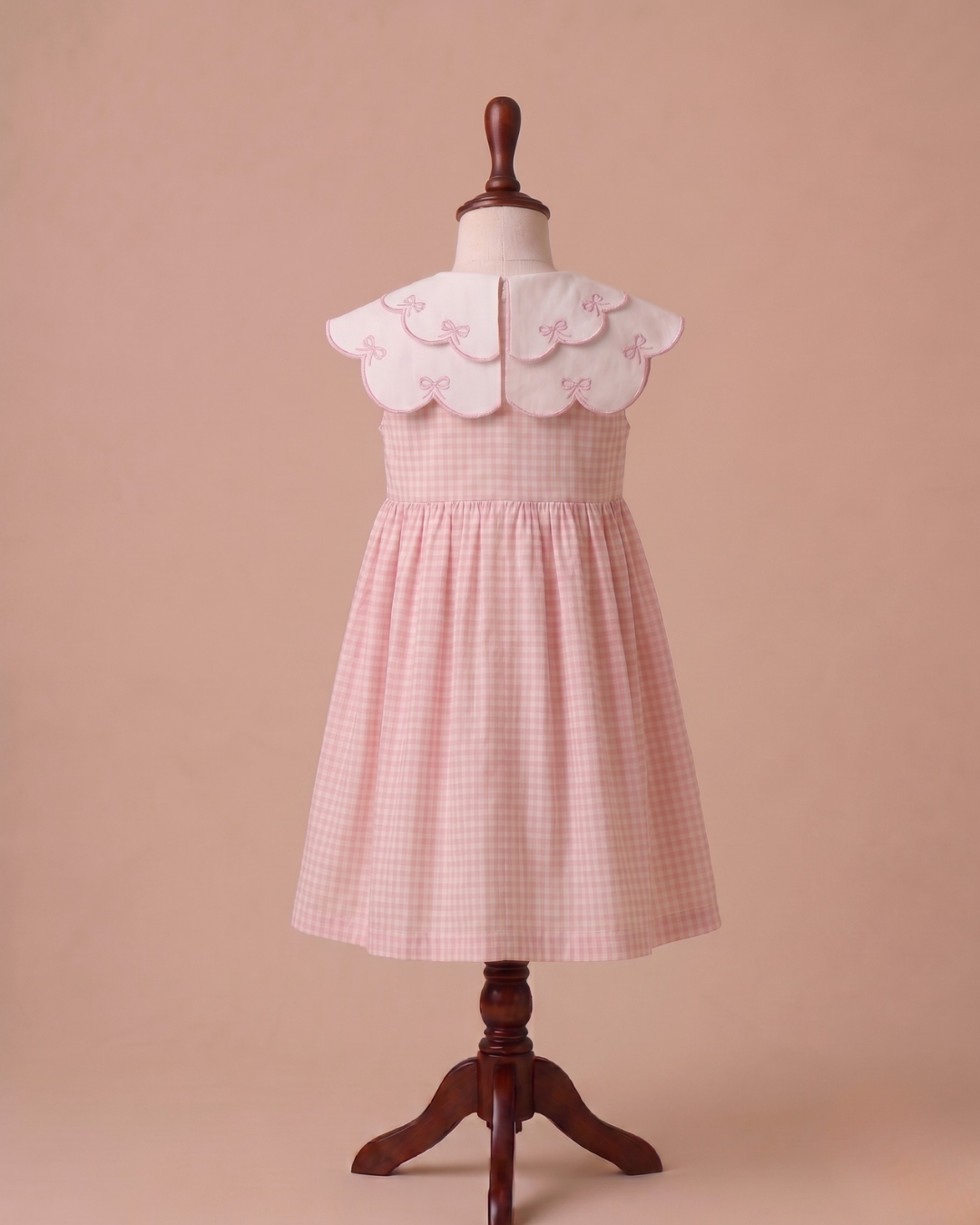 Blossom Bow Gingham Dress