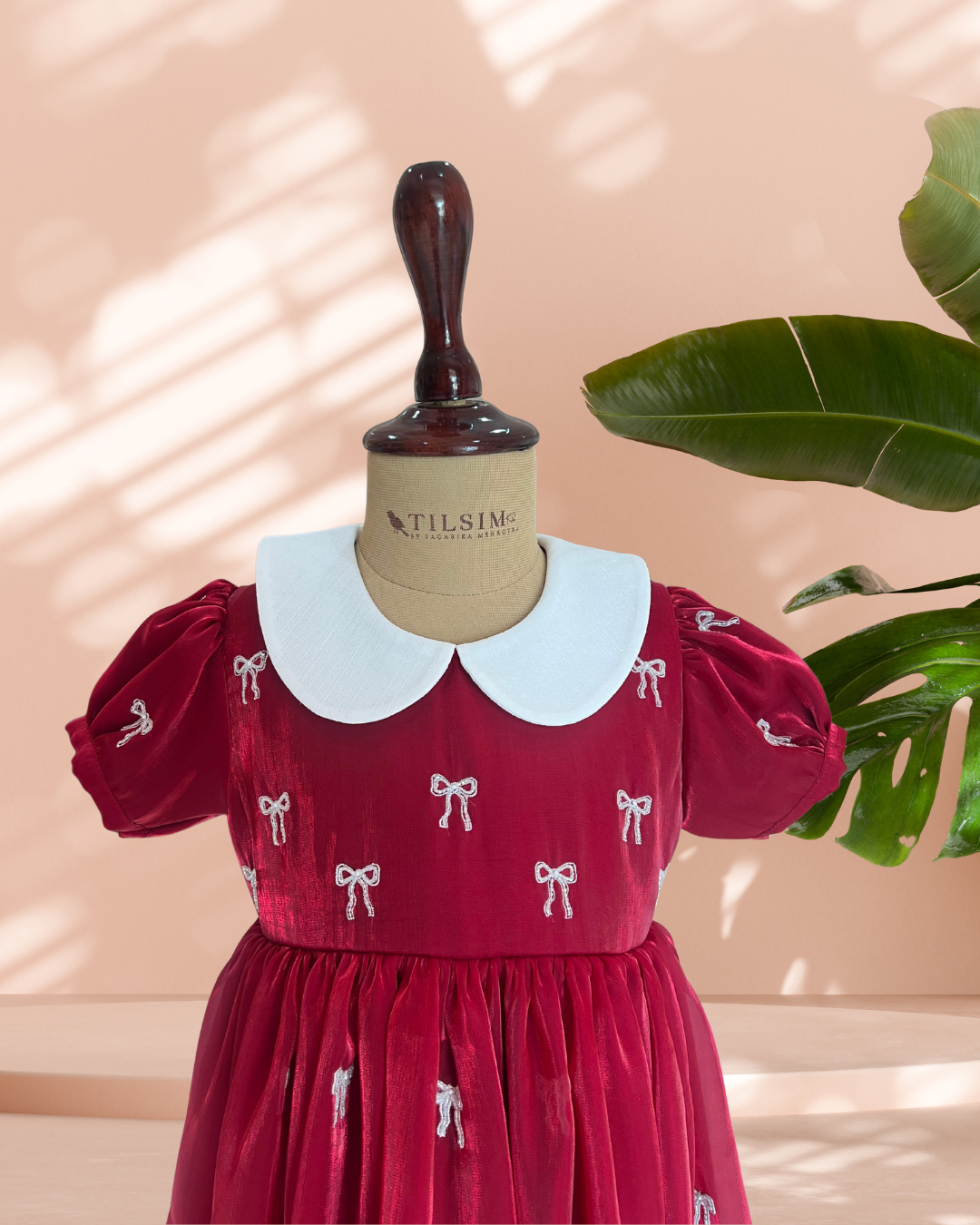 Red bow dress