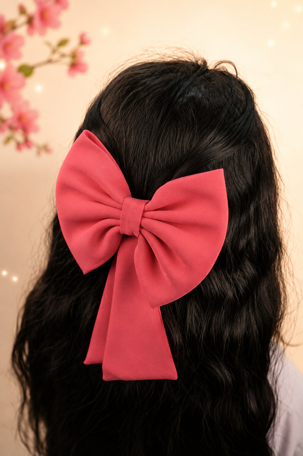 Blush Blossom Bow