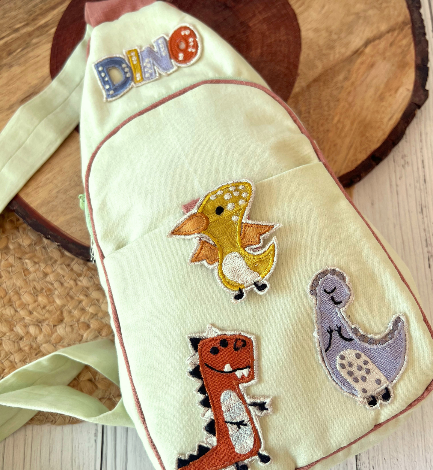 Tiny Dino Crossbody Bag