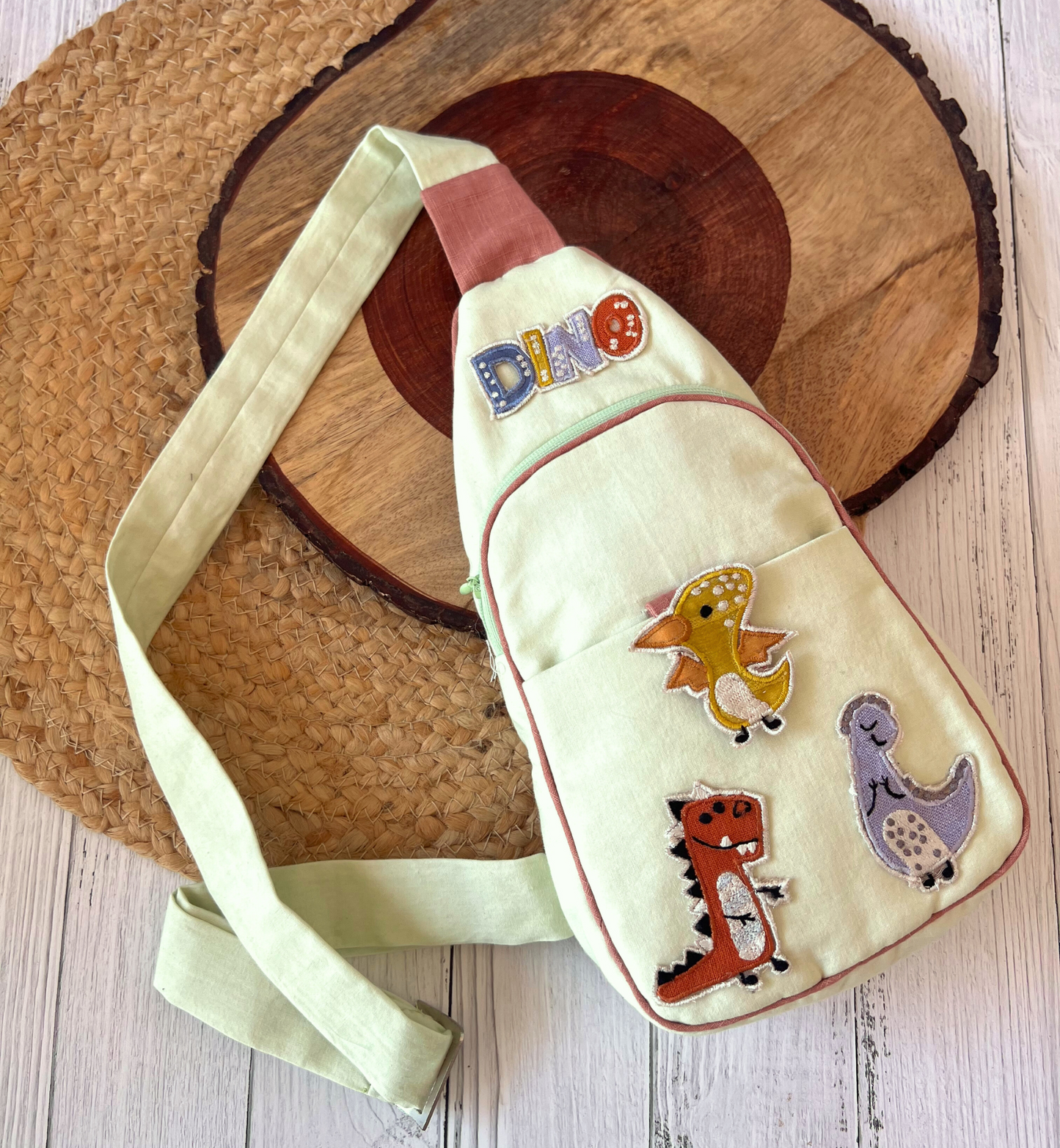 Tiny Dino Crossbody Bag