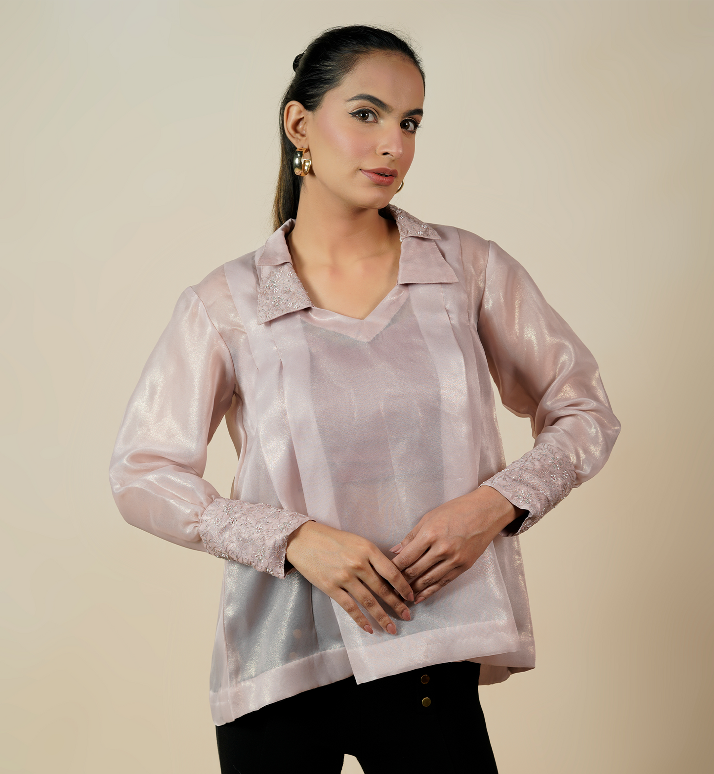 DOLAT DOUBLE COLLAR SHIRT