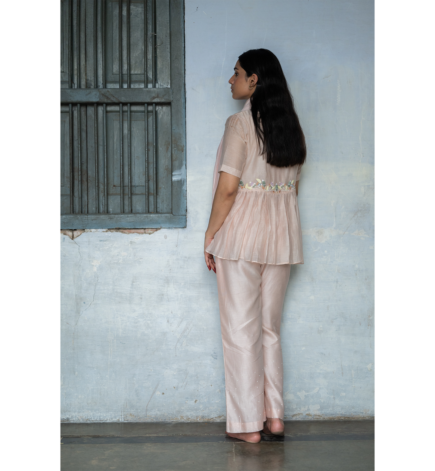MEHER PEPLUM SUIT SET
