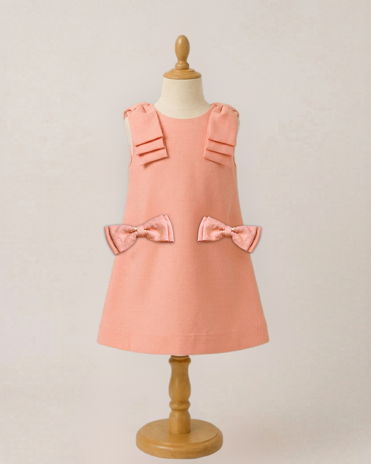 Blush Bow Dress