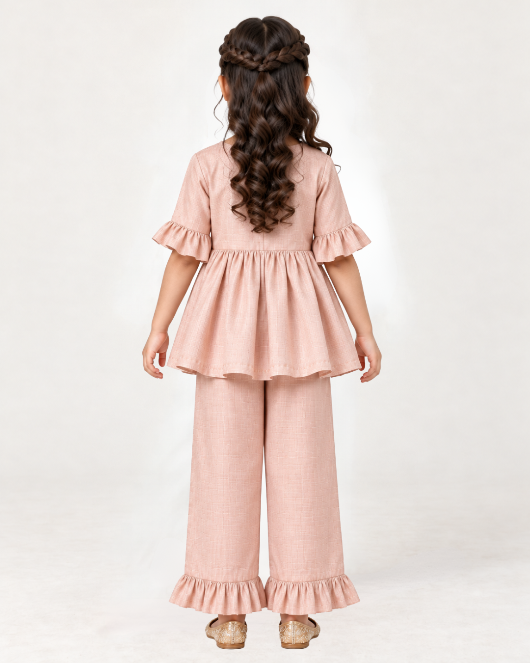 Gulabi Dil Peplum Set