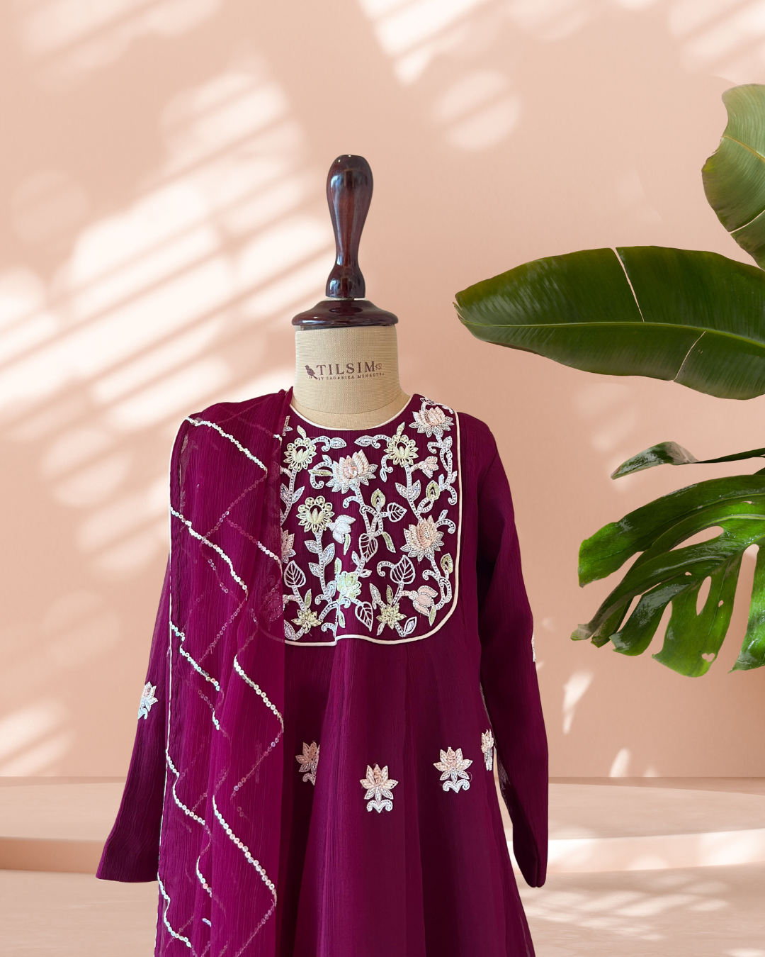 Madhubala Maroon