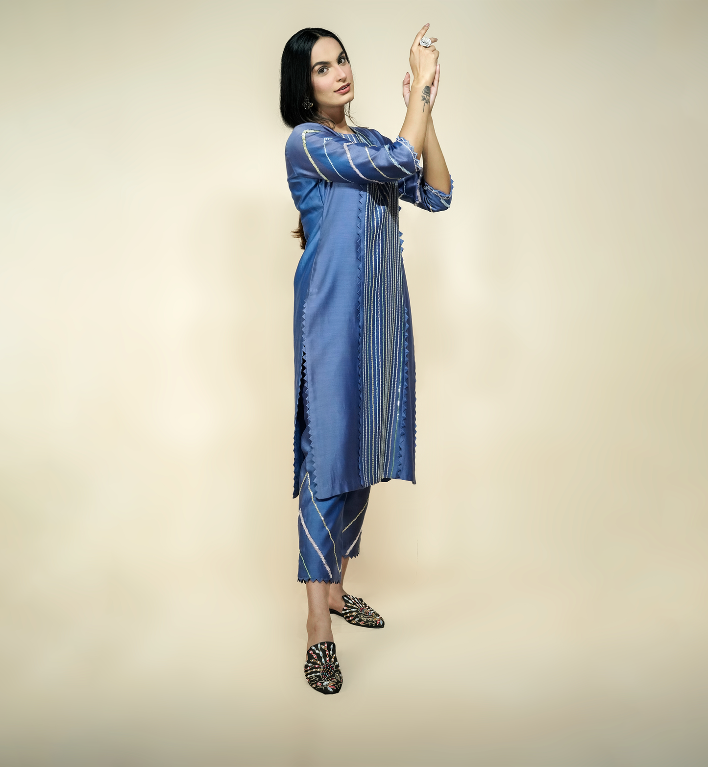 SERENE BLUE SUIT SET