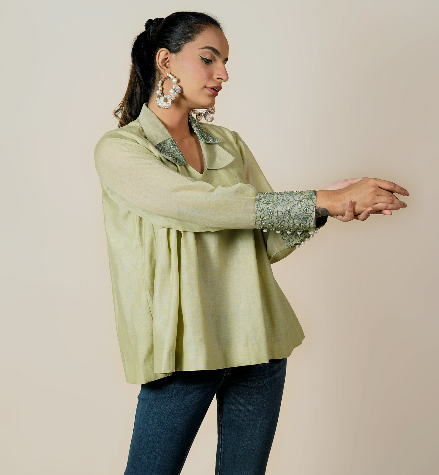 AVEN DOUBLE COLLAR SHIRT
