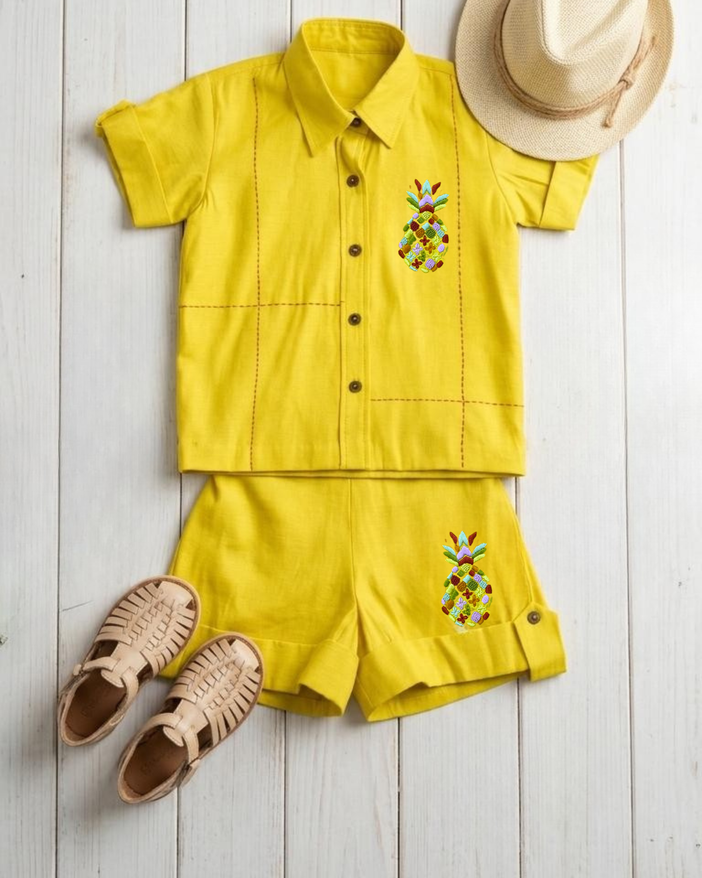 Sunny Pineapple Co-ord Set
