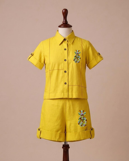 Sunny Pineapple Co-ord Set