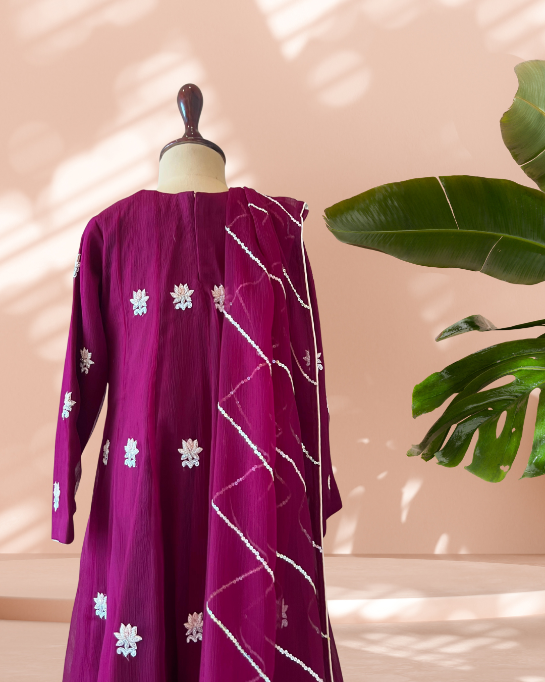Madhubala Maroon