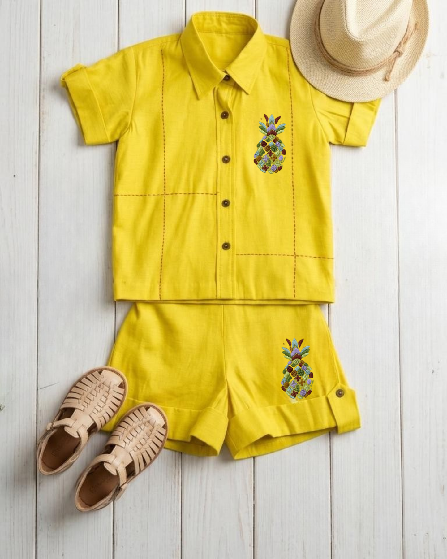 Sunny Pineapple Co-ord Set
