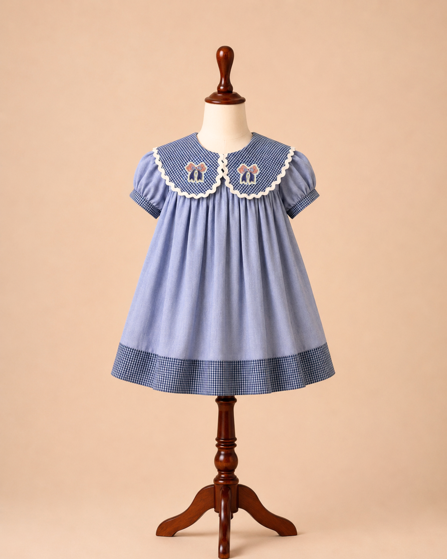 Gingham Bow Dress