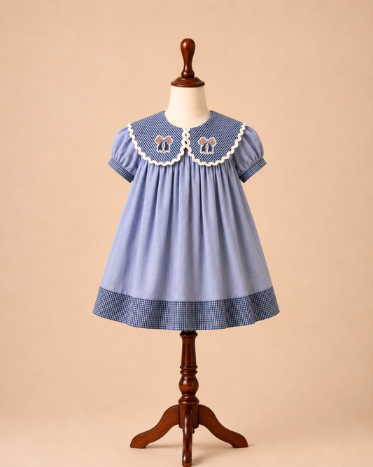 Gingham Bow Dress