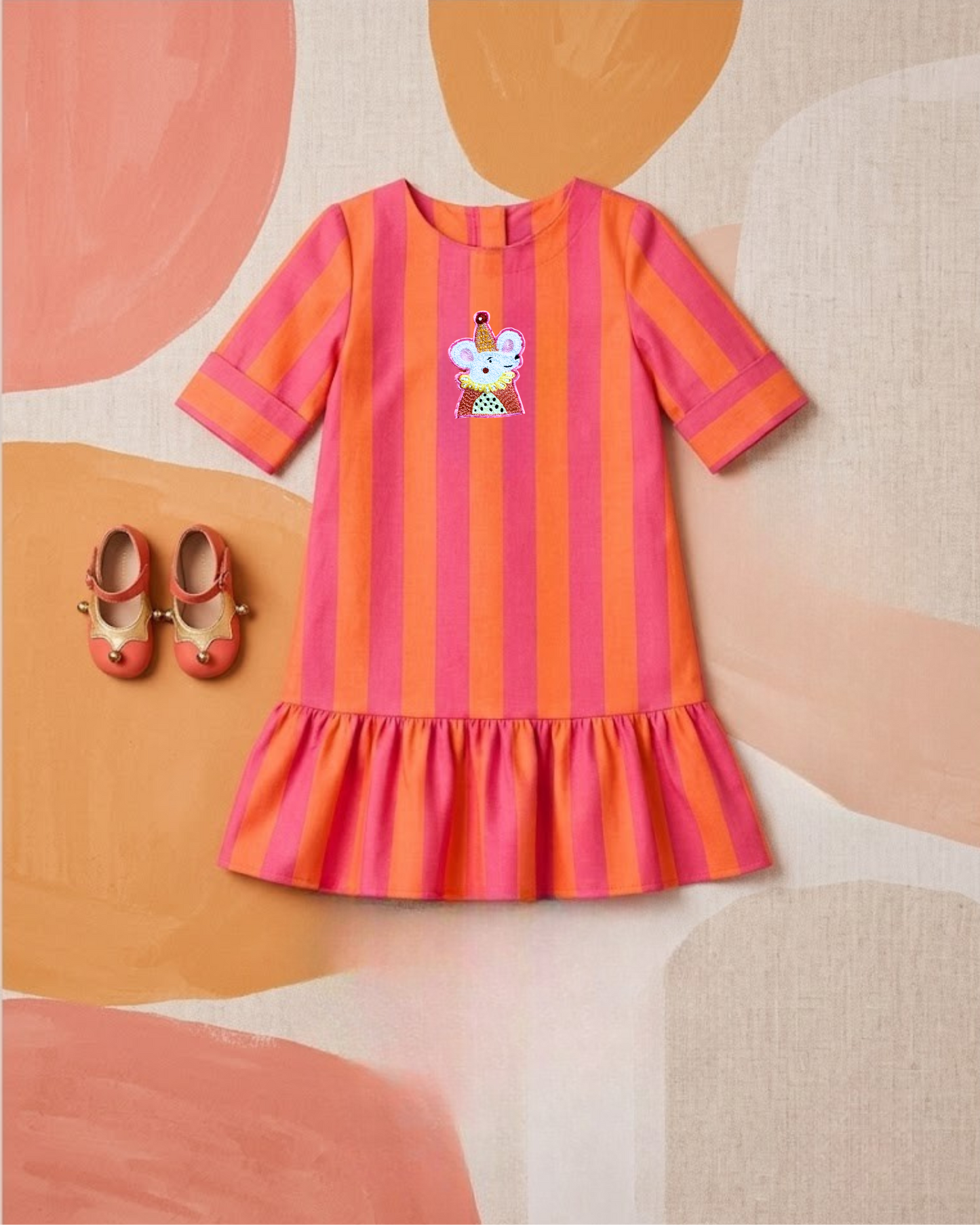 Sunny Stripe Mouse Dress