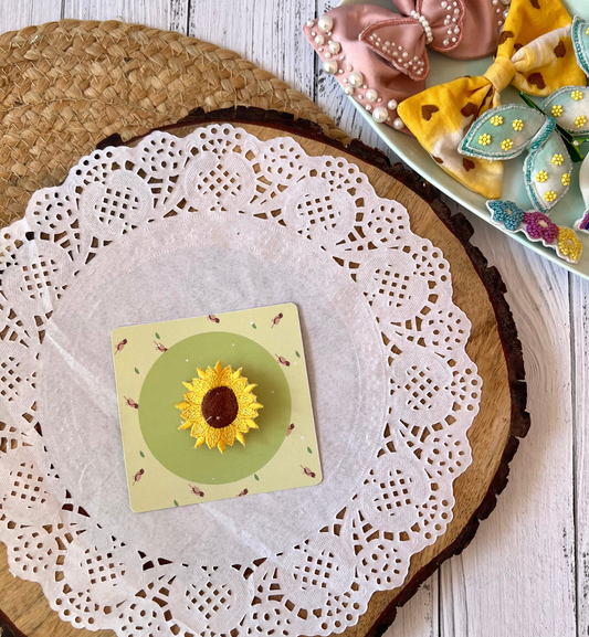 Sunflower Brooch