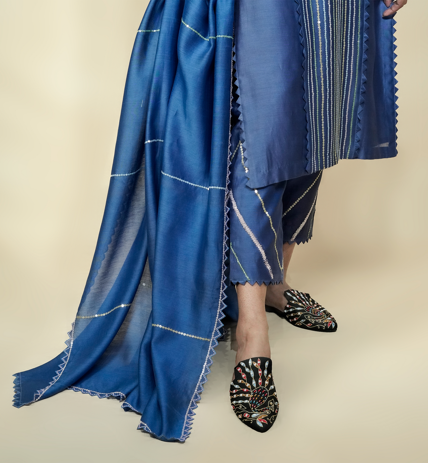SERENE BLUE SUIT SET
