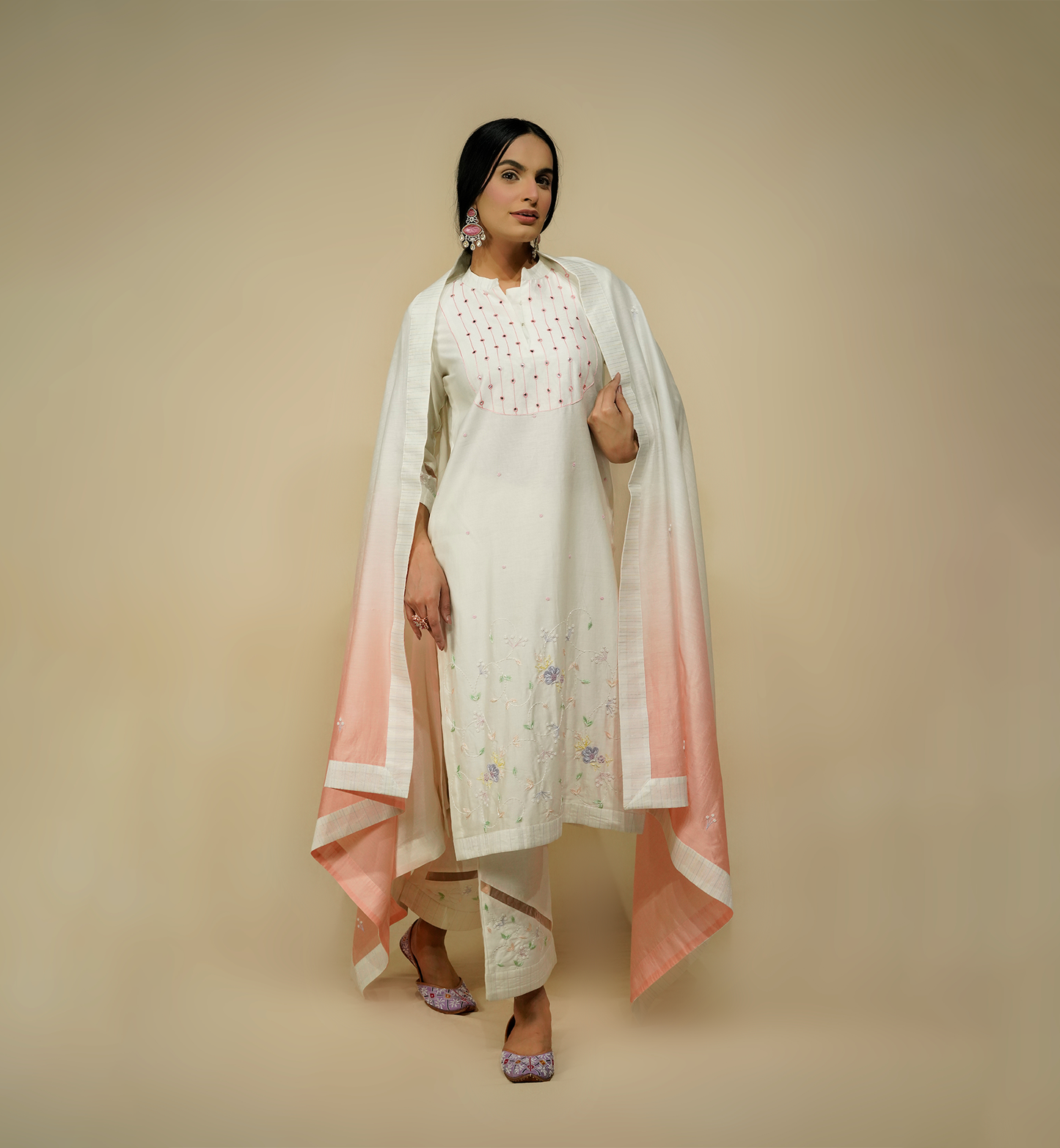 CLEMENT WHITE SUIT SET