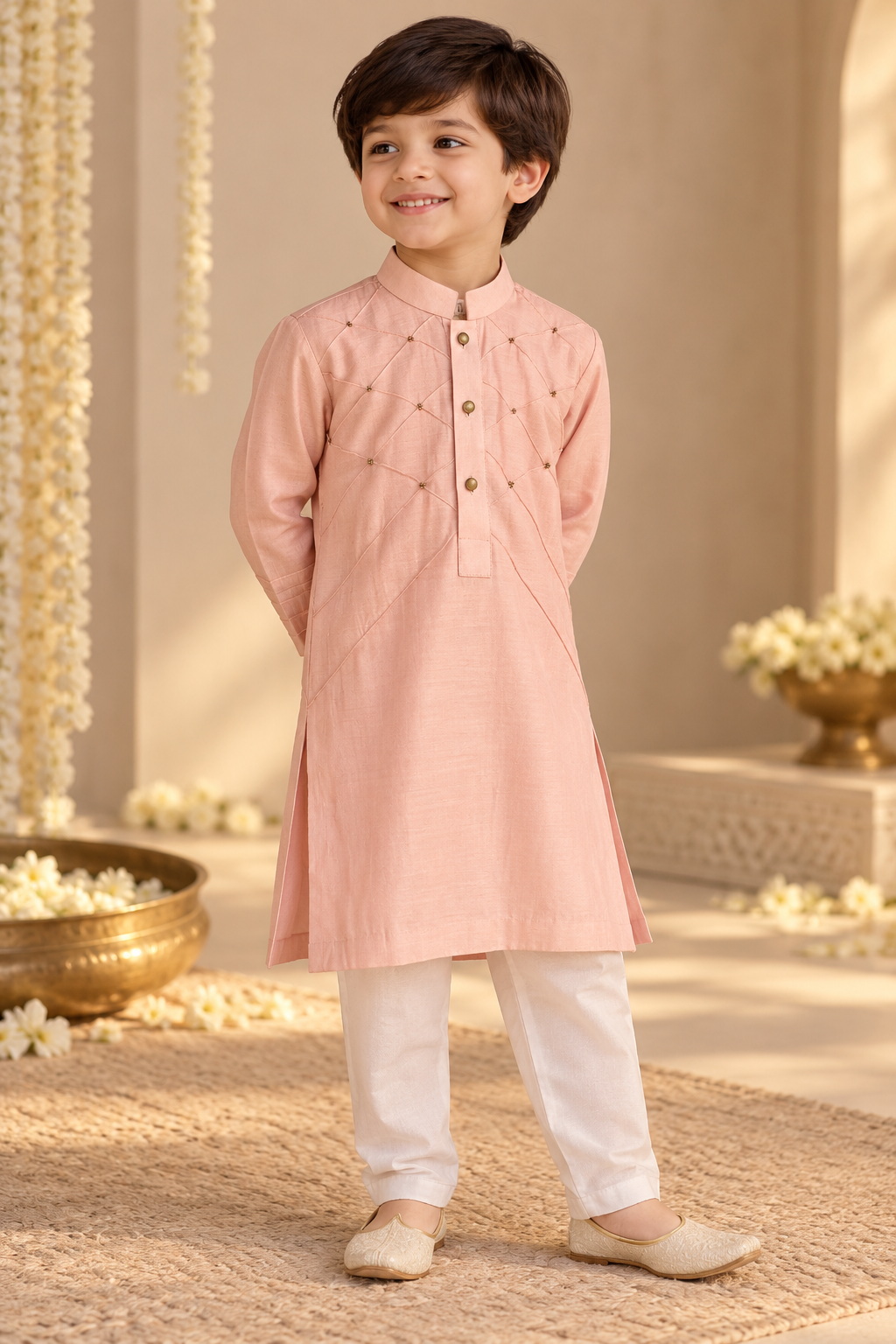 Gulabi Noor Kurta