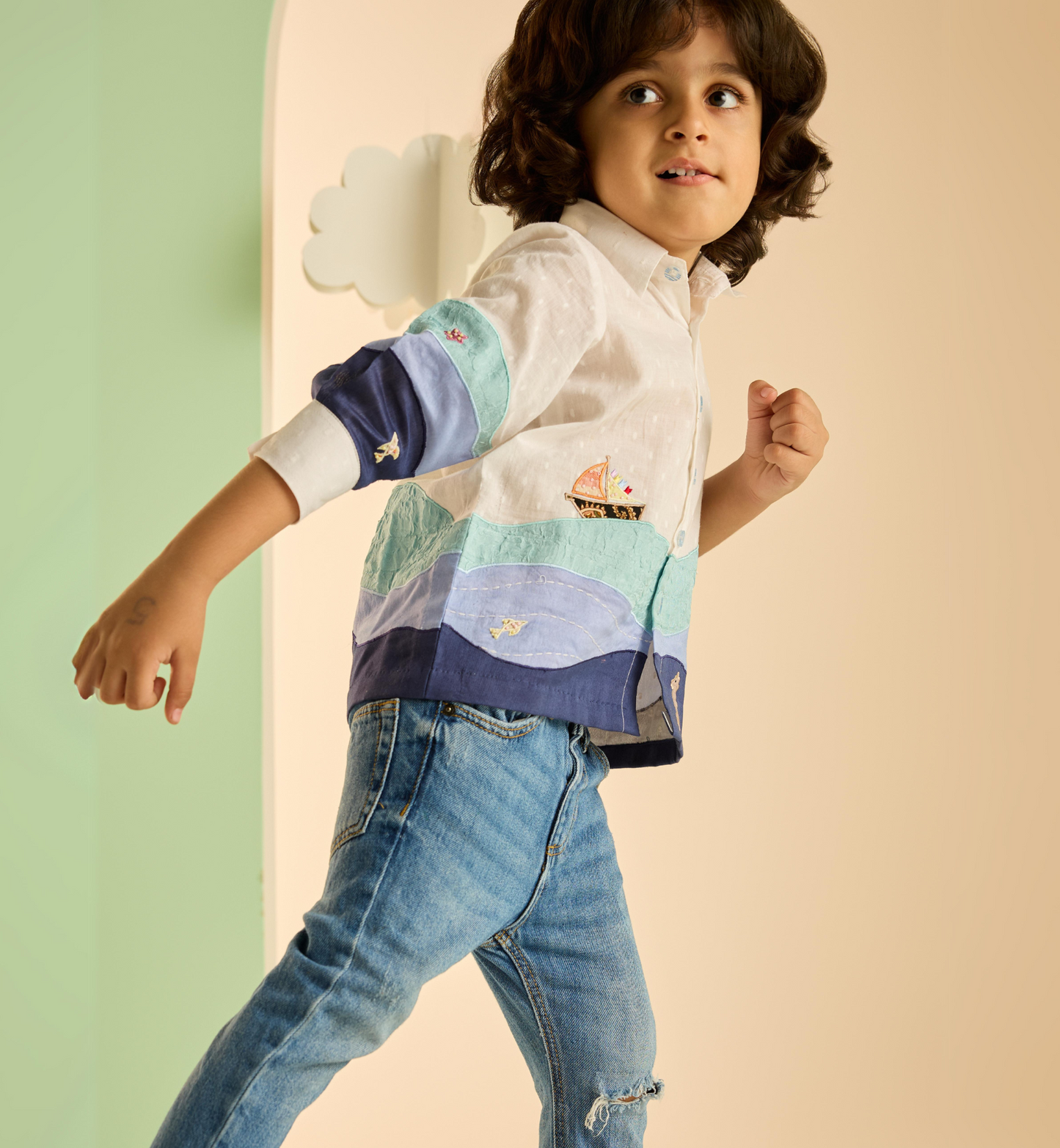 Seaview Patch Shirt