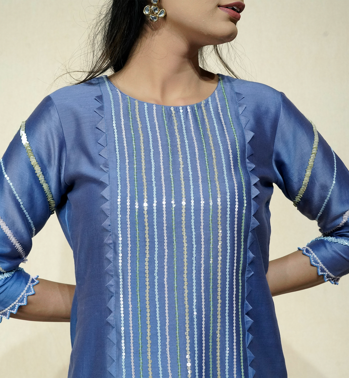 SERENE BLUE SUIT SET