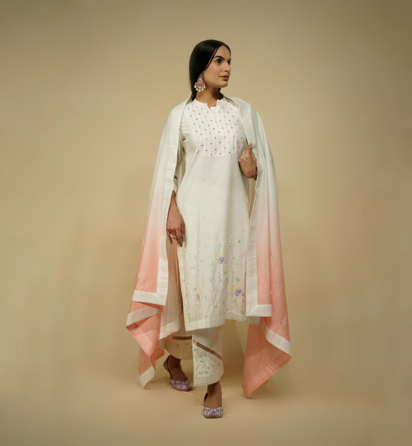 CLEMENT WHITE SUIT SET