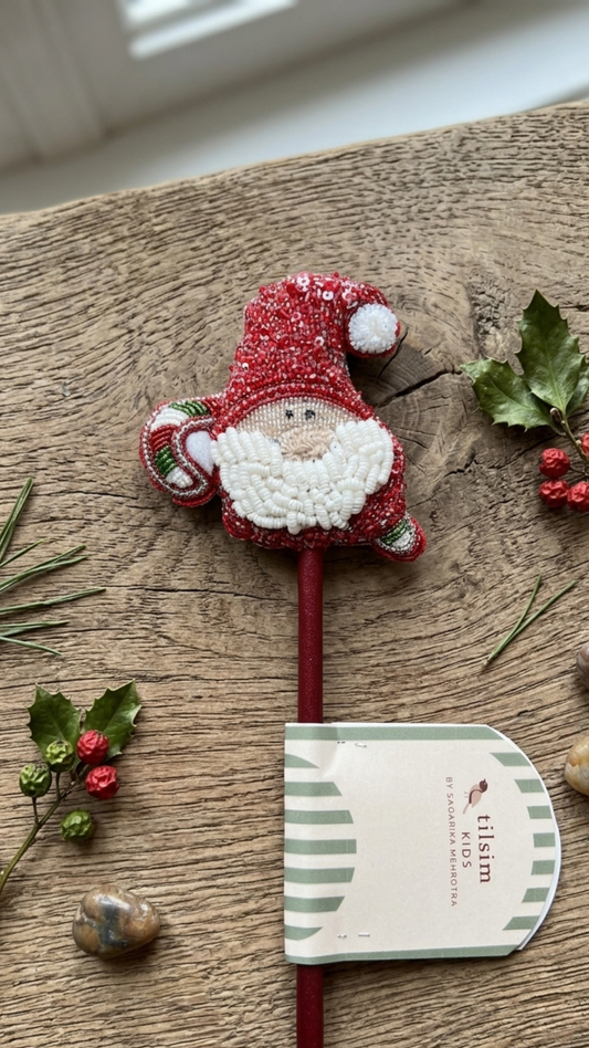 Jolly Noel Santa Wand