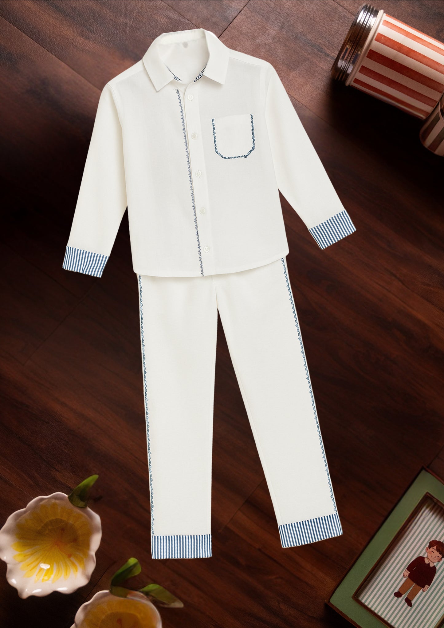 Crisscross White Shirt