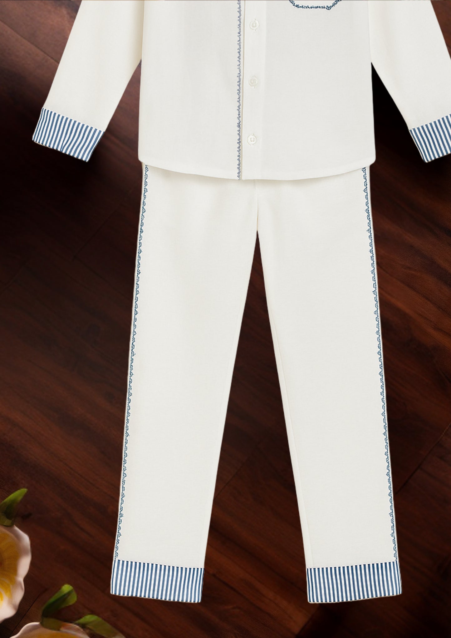 Crisscross White Shirt