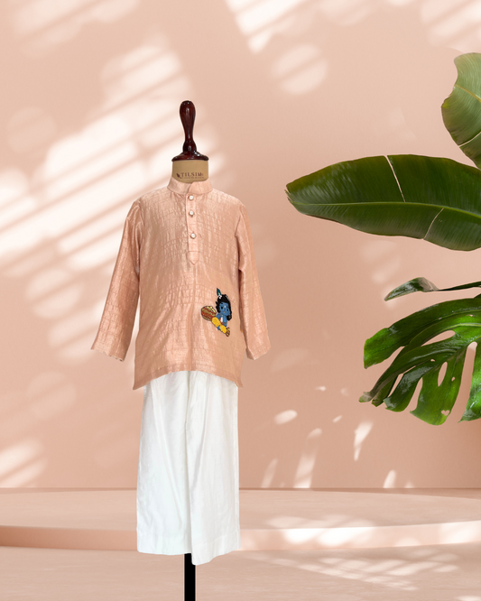 Makhan Chor Baal kurta set