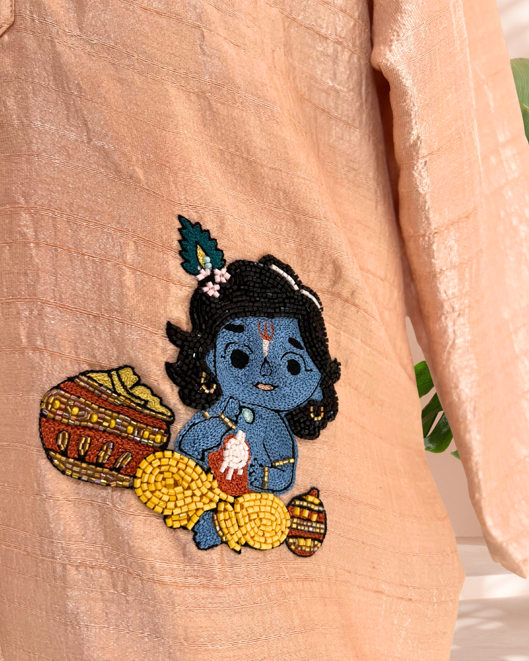 Makhan Chor Baal kurta set