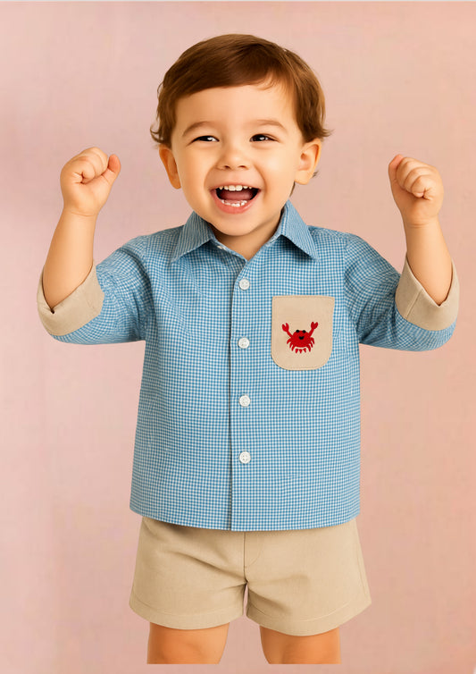 Blue Bay Crab Shirt