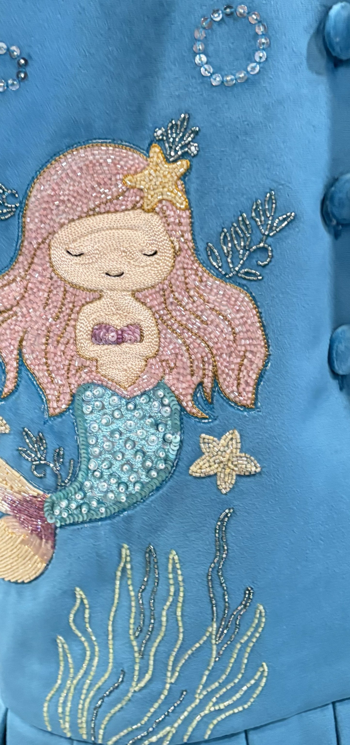 Ocean Dream Mermaid Coat Dress