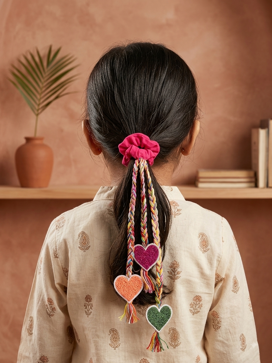 Rangoli Paranda Scrunchie