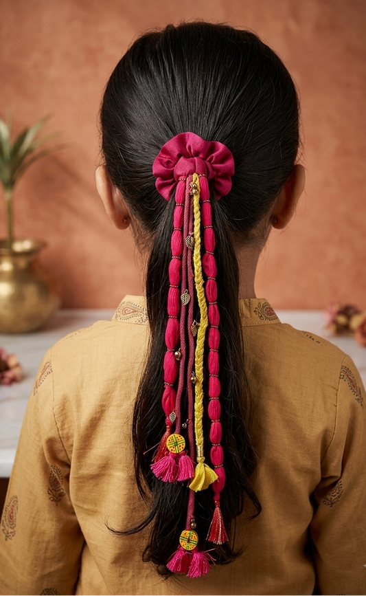 Genda Gulabo Scrunchie