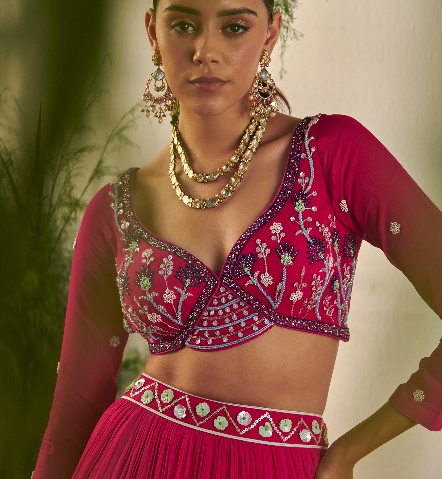 CARNATION LEHENGA SET