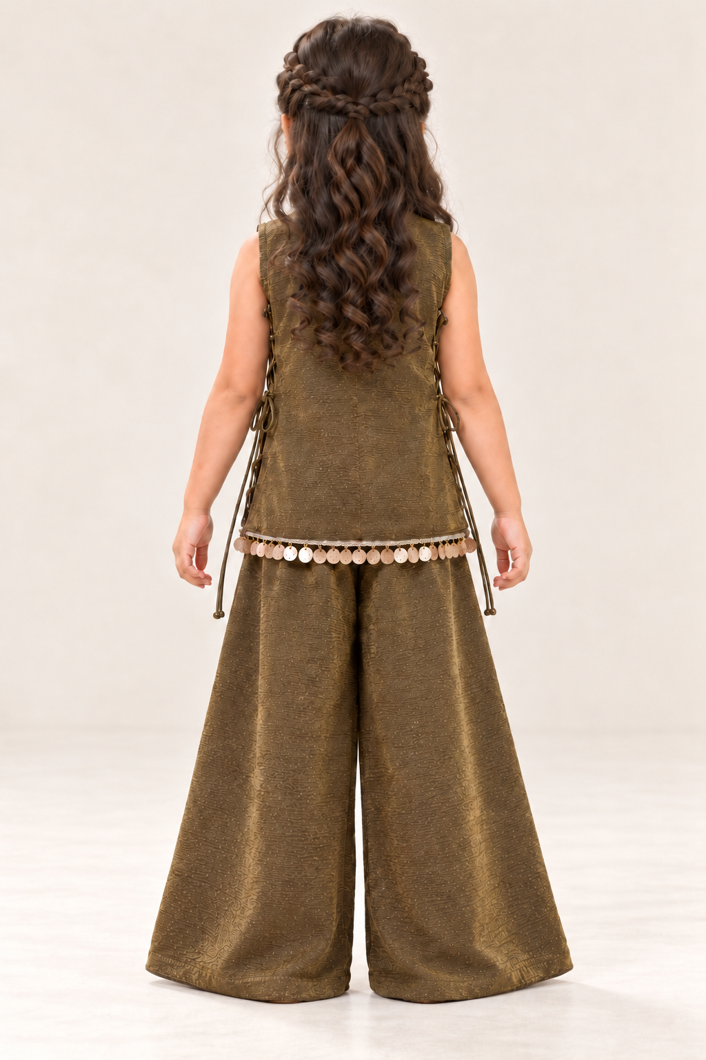 Sunehri Paisley Palazzo Set