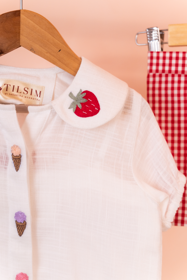 Strawberry Charm Set