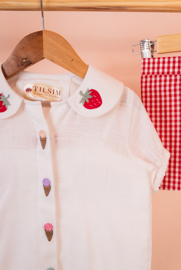 Strawberry Charm Set