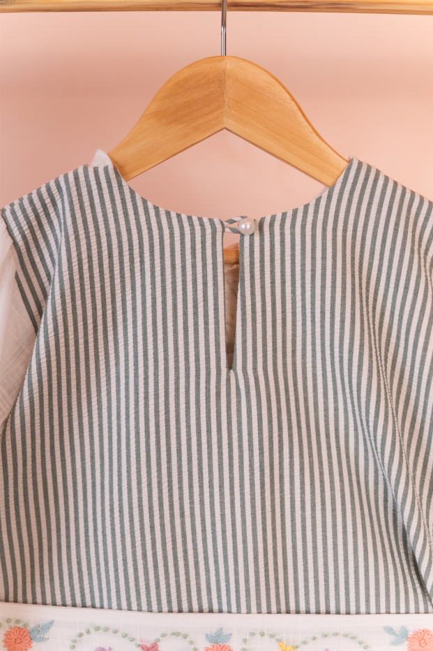 Evergreen Stripes Dress