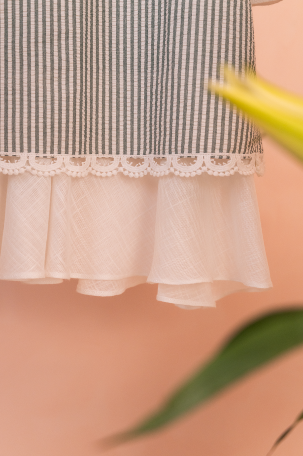 Evergreen Stripes Dress