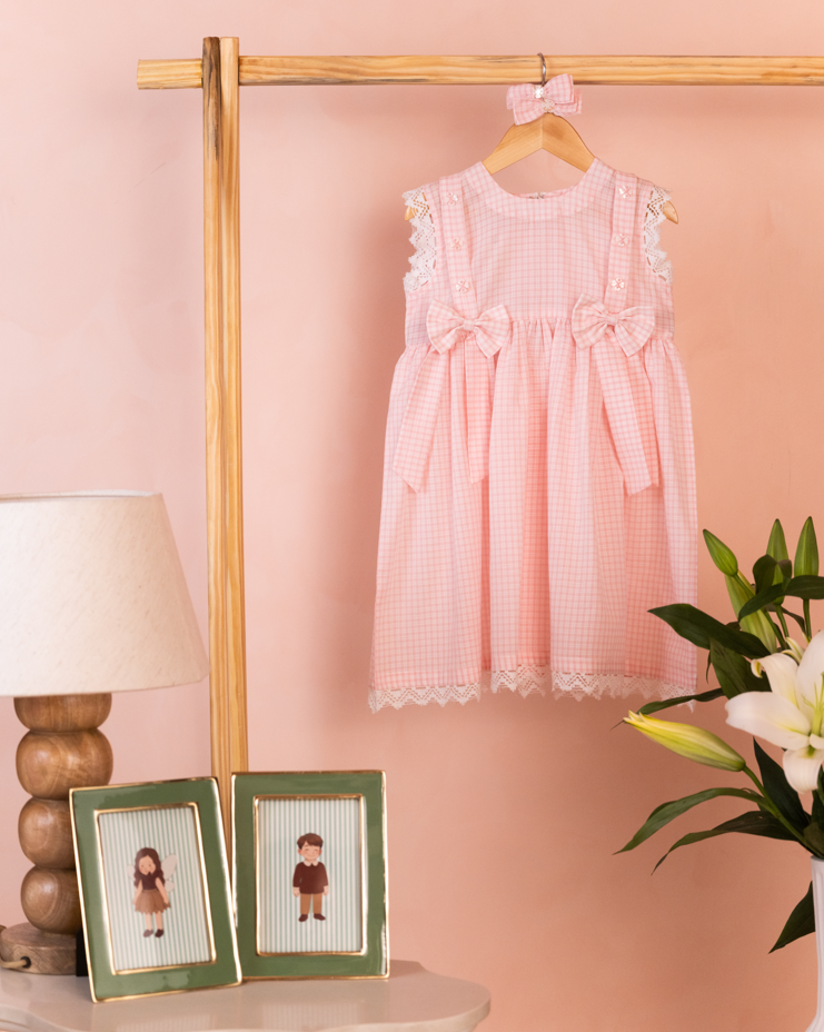 Rosy Ribbon Dress