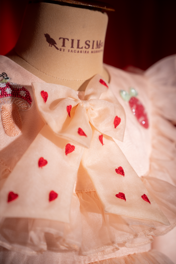 Peachy Bow Dress