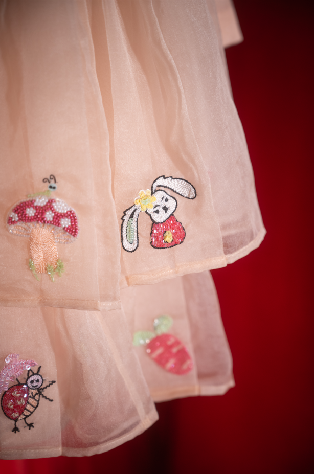 Peachy Bow Dress