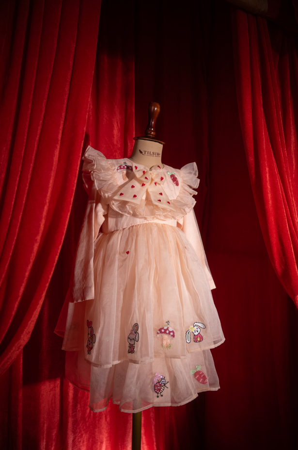 Peachy Bow Dress