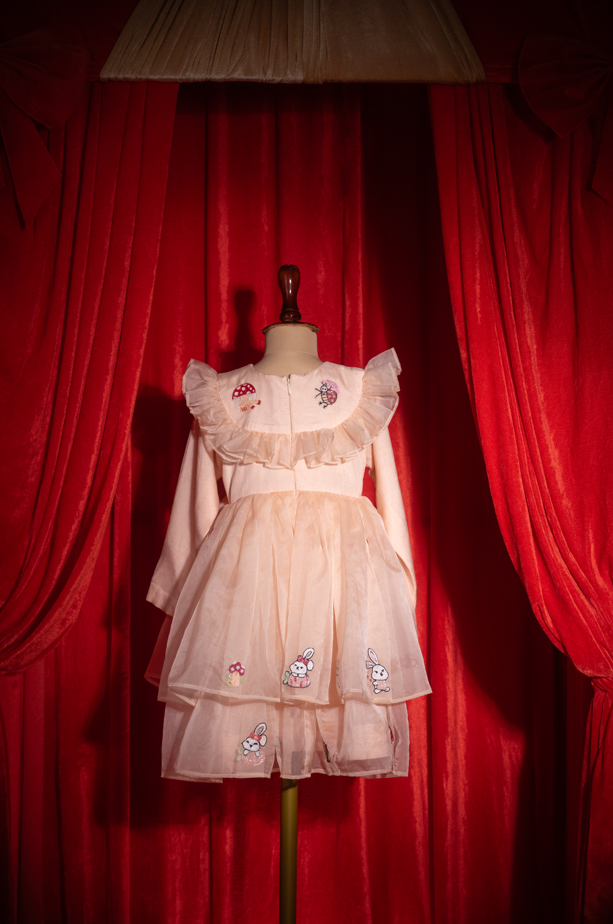 Peachy Bow Dress