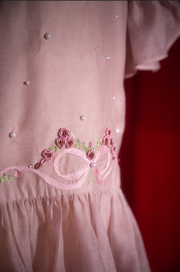 Blushy Pearls Dress