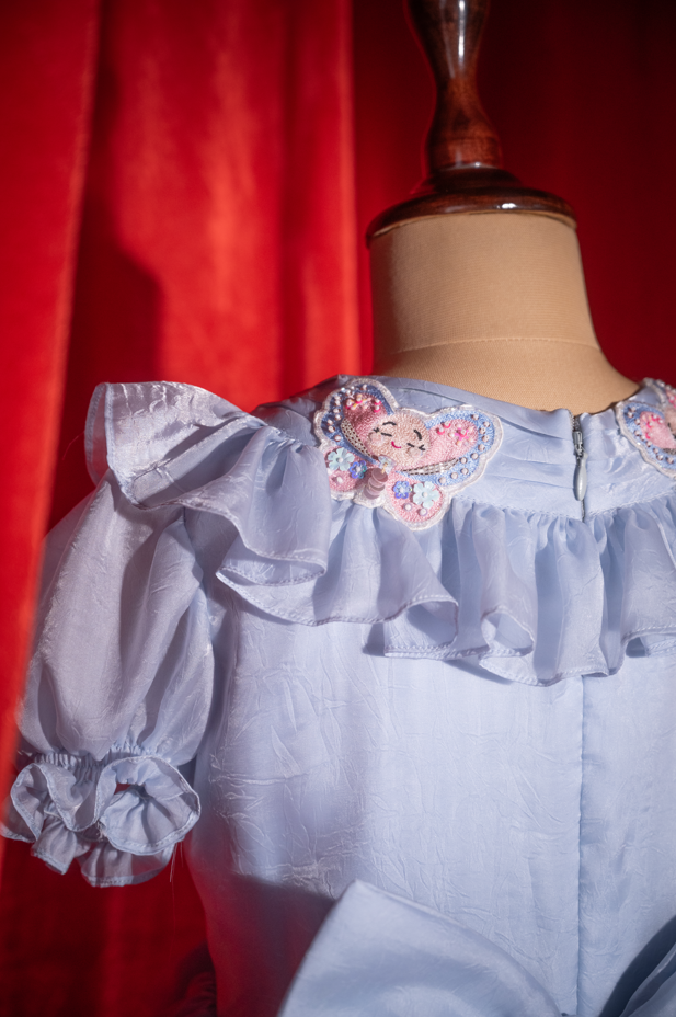 Blue Moon Flutter Dress
