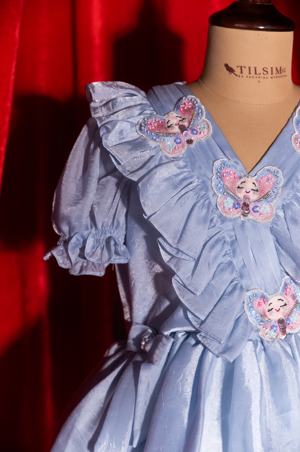 Blue Moon Flutter Dress
